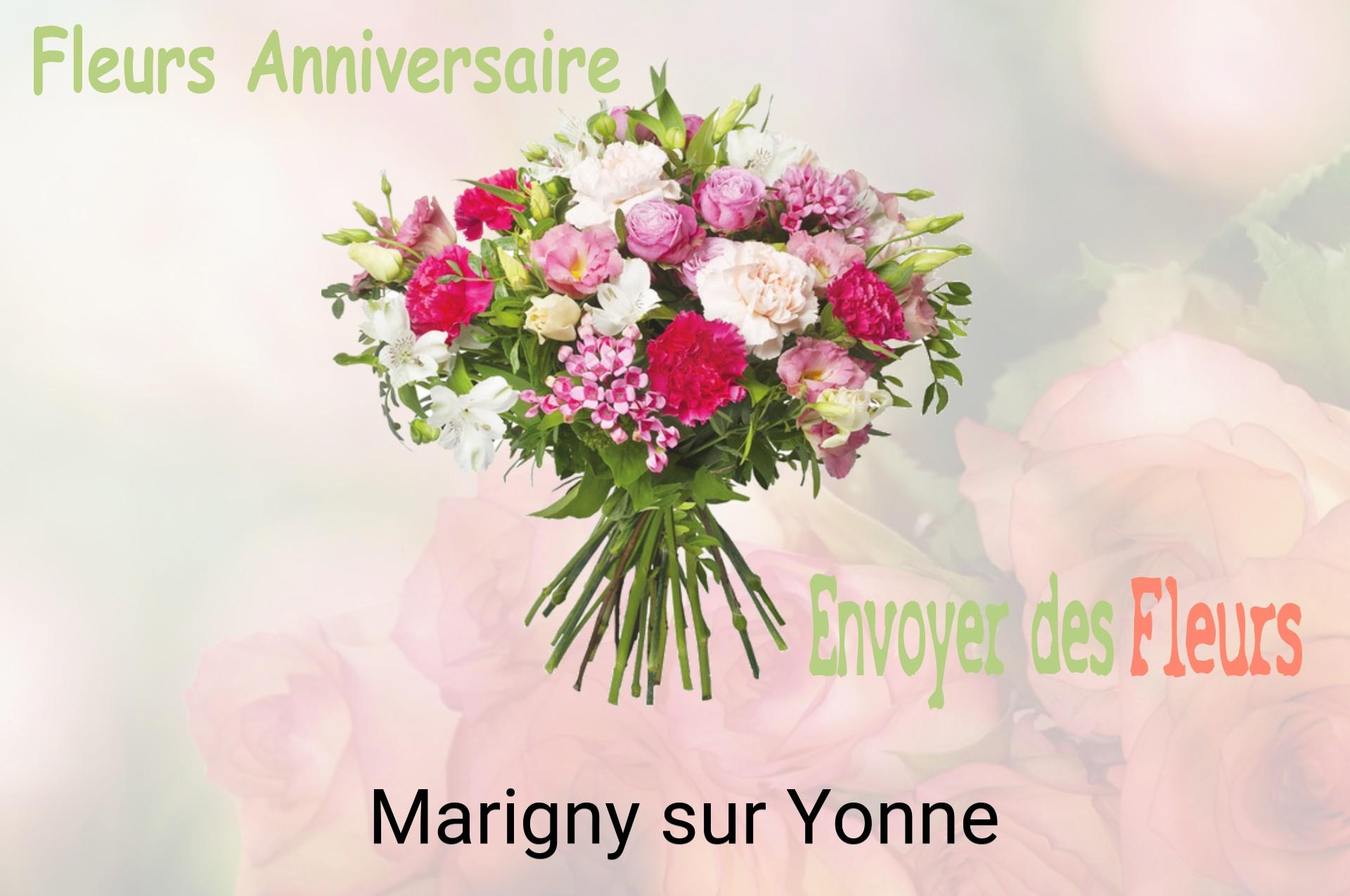 Bouquet de fleurs d’anniversaire livré à Marigny-sur-Yonne